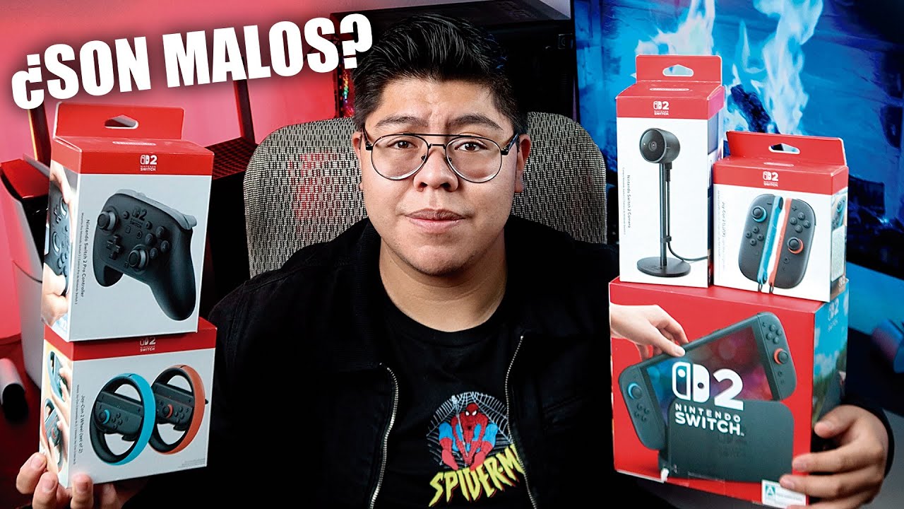 Compré todos los accesorios de Nintendo Switch 2 😣