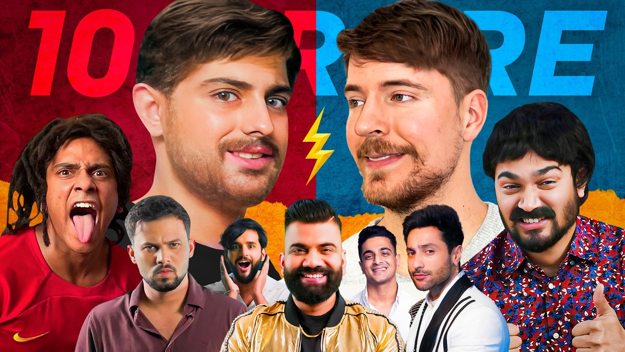 MR BEAST Parody ft. Indian Creators | CarryMinati 🤑