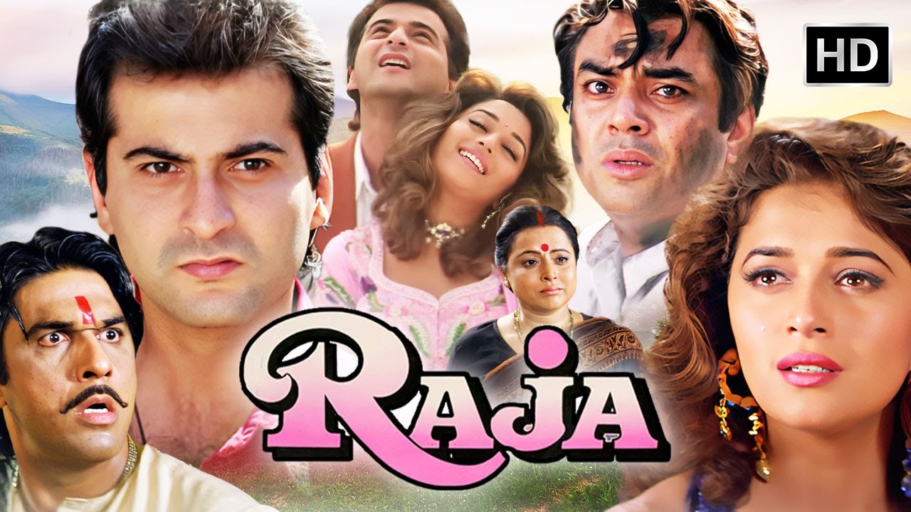 Raja (1995) Full HD Movie | Madhuri & Sanjay 🎬
