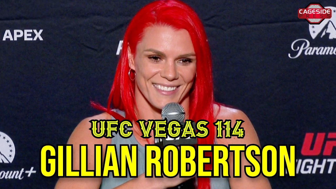 Gillian Robertson Sees Title Shot vs Dern With Finish Of Lemos | UFC Vegas 114