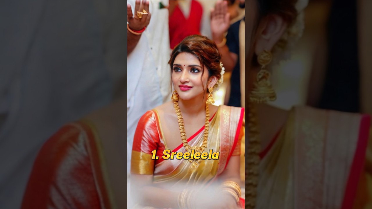 Top 10 Beautiful South Indian Actresses in Saree π