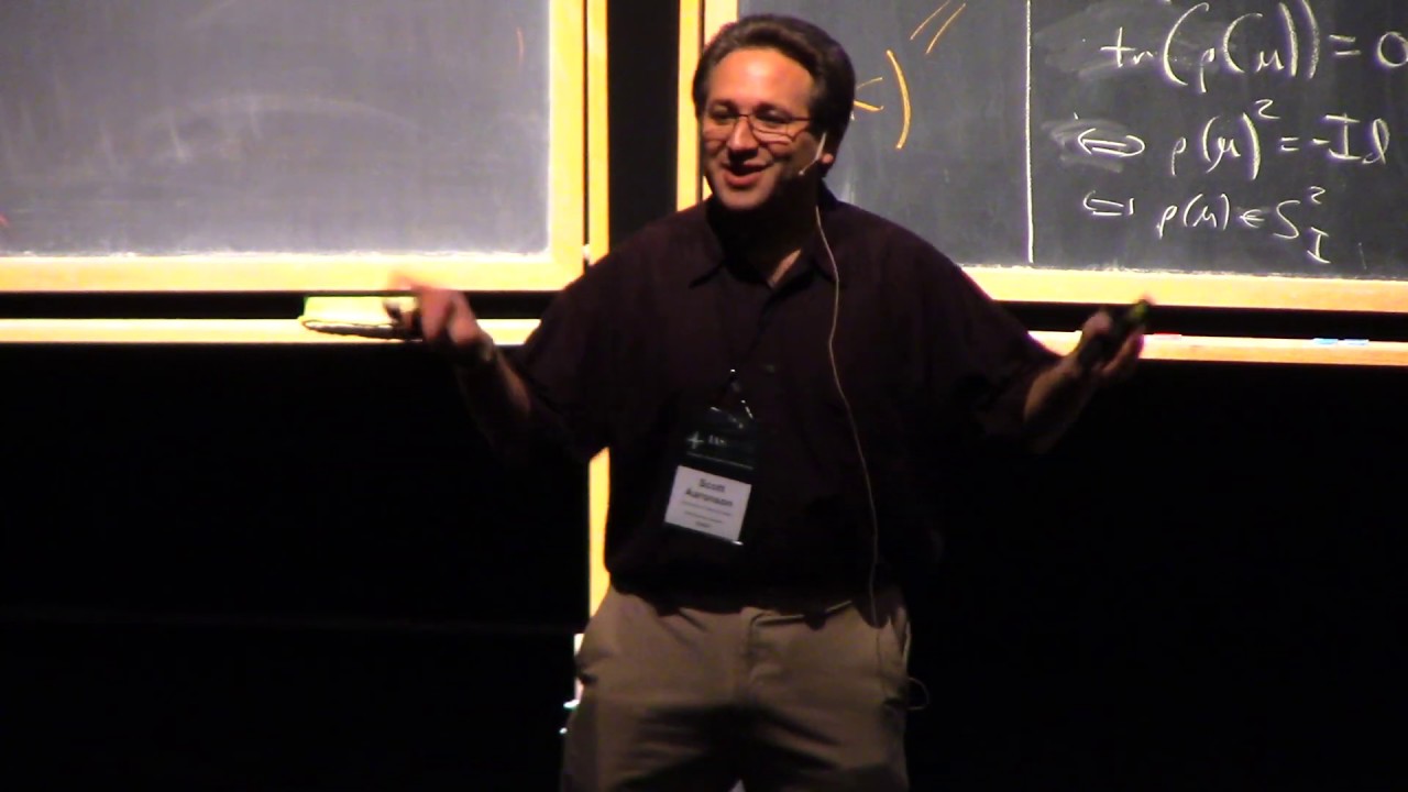 Scott Aaronson 1.1, NP-complete Problems and Physics (IAS | PCMI)