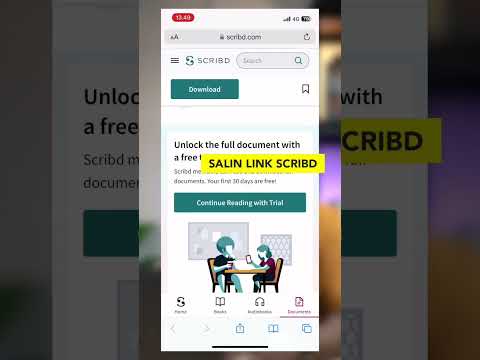 TIPS Unlock SCRIBD Premium Gratis! #shorts