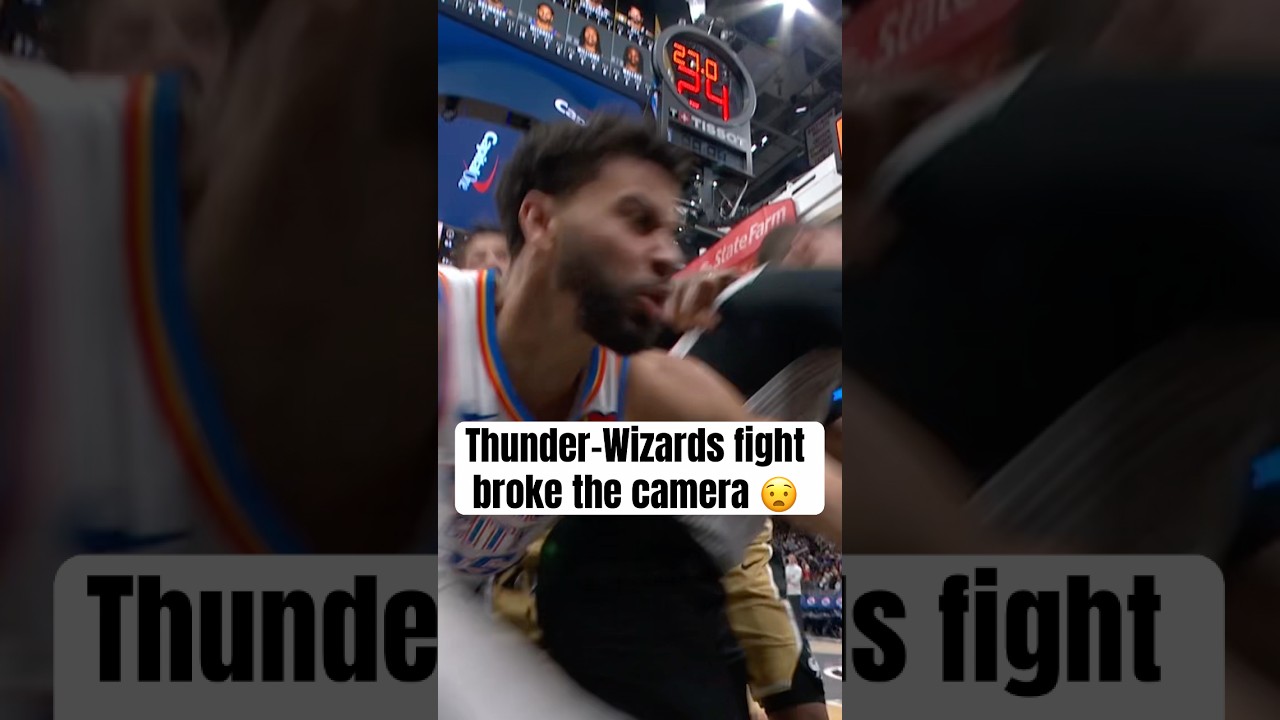 Camera Malfunction During Thunder vs Wizards 😢