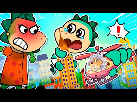 😨 Oh no! Baby Goo is HUGE! 👶Taking Care of a Giant Baby! Stories for Kids by Fire Spike 🔥