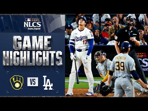 Brewers vs. Dodgers NL Championship Series Game 4 Highlights (10/17/25) | MLB Highlights