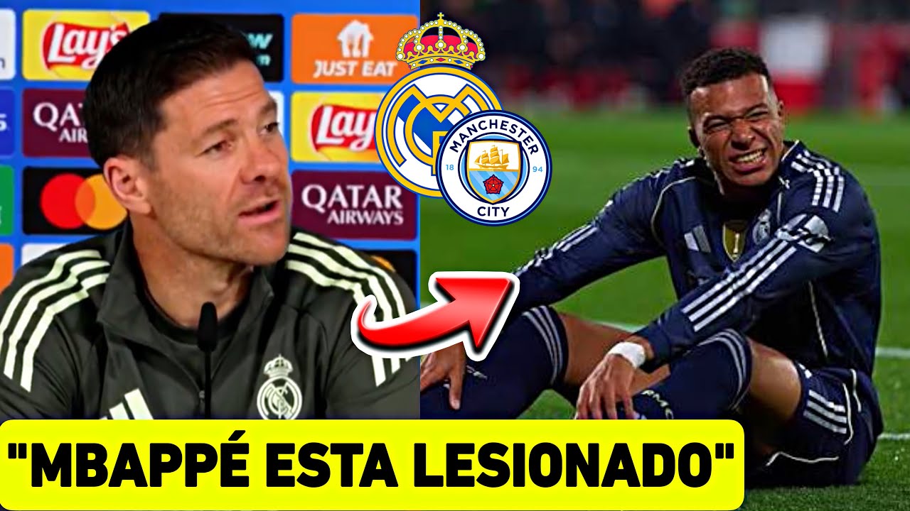 Real Madrid vs Manchester City: Lesión de Mbappé y Rueda de Xabi ⚽