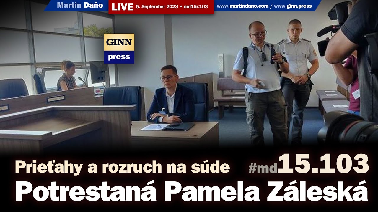 Živý prenos: Potrestaná sudkyňa Pamela Záleská a chaos na súde ⚖️