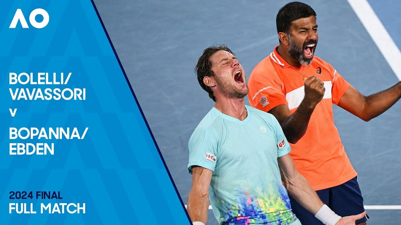 Australian Open 2024 Final: Bolelli/Vavassori vs Bopanna/Ebden 🎾