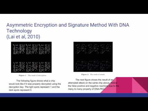 [CSC587] Comparison of DNA Cryptography Schemes