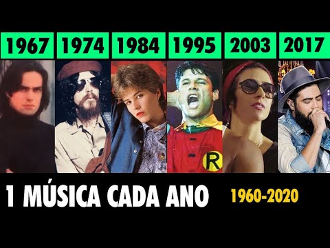 MELHOR MÚSICA NACIONAL DE CADA ANO - 1960 a 2020