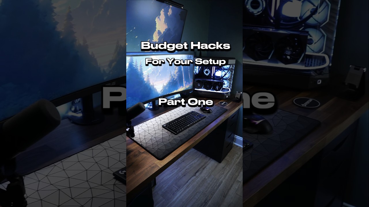 Budget Desk & Gaming Setup Hacks 🎮