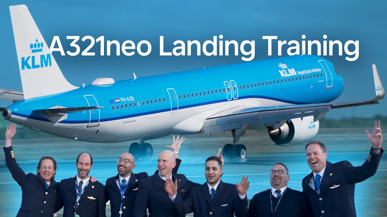 KLM Pilot Training on A321neo ✈️