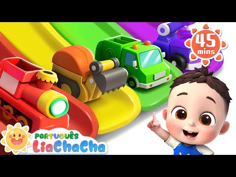 Carros de Brinquedo | Carro Desenho | Carro para Crianças | LiaChaCha Português - Músicas Infantis