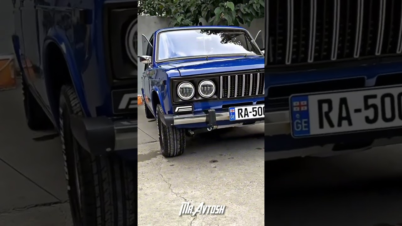 Göy Vaz 2106: Azerbaijani Style with Neon Vibes 🚗