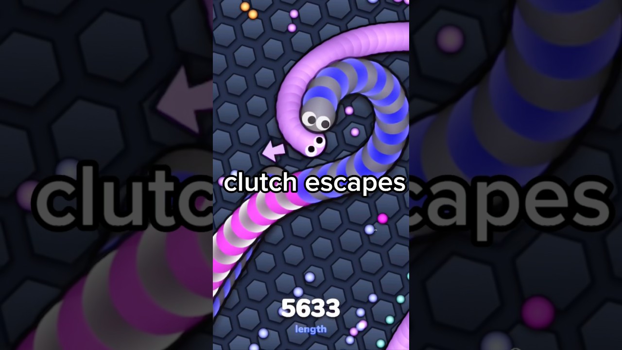 Epic Escape from a Double Trap in Slither.io! 🐍