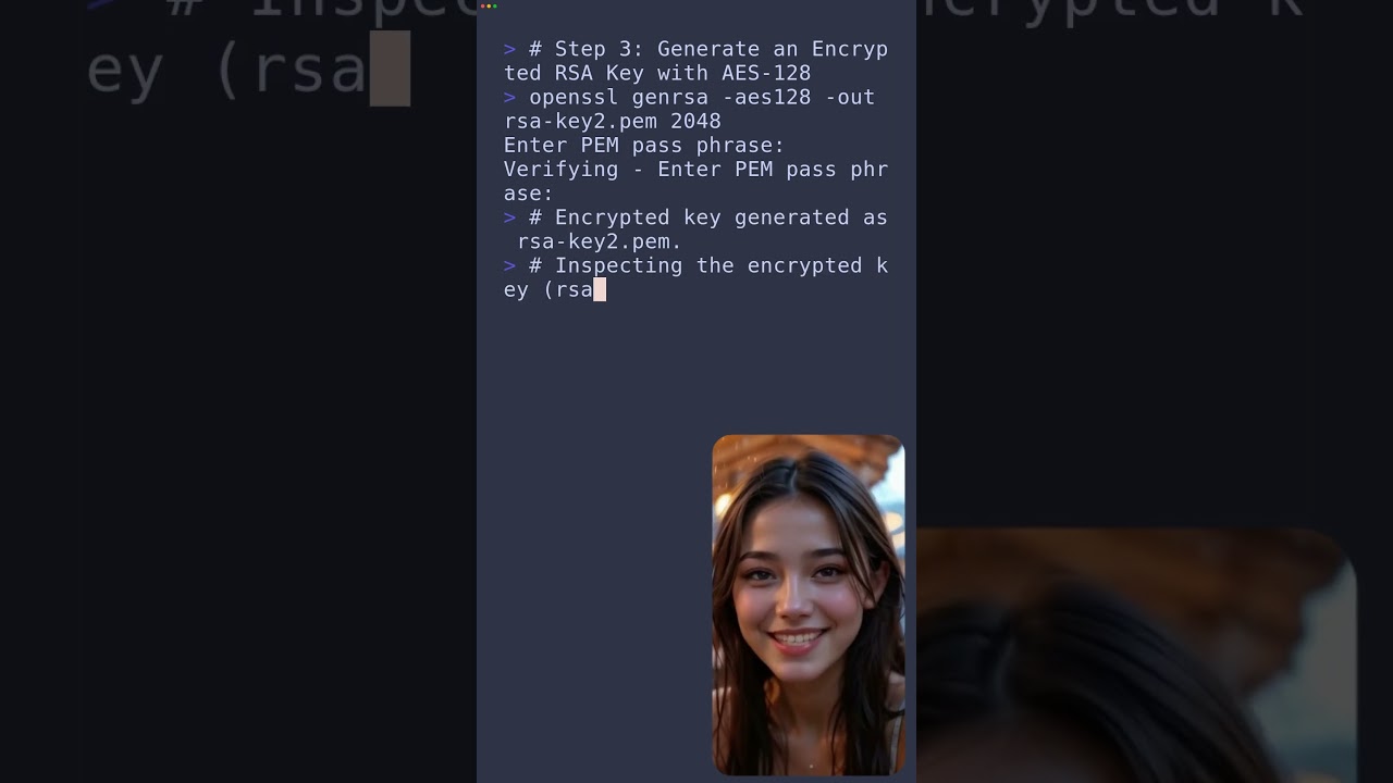 OpenSSL Made Simple: Create an Encrypted RSA Private Key with AES-128 🔒