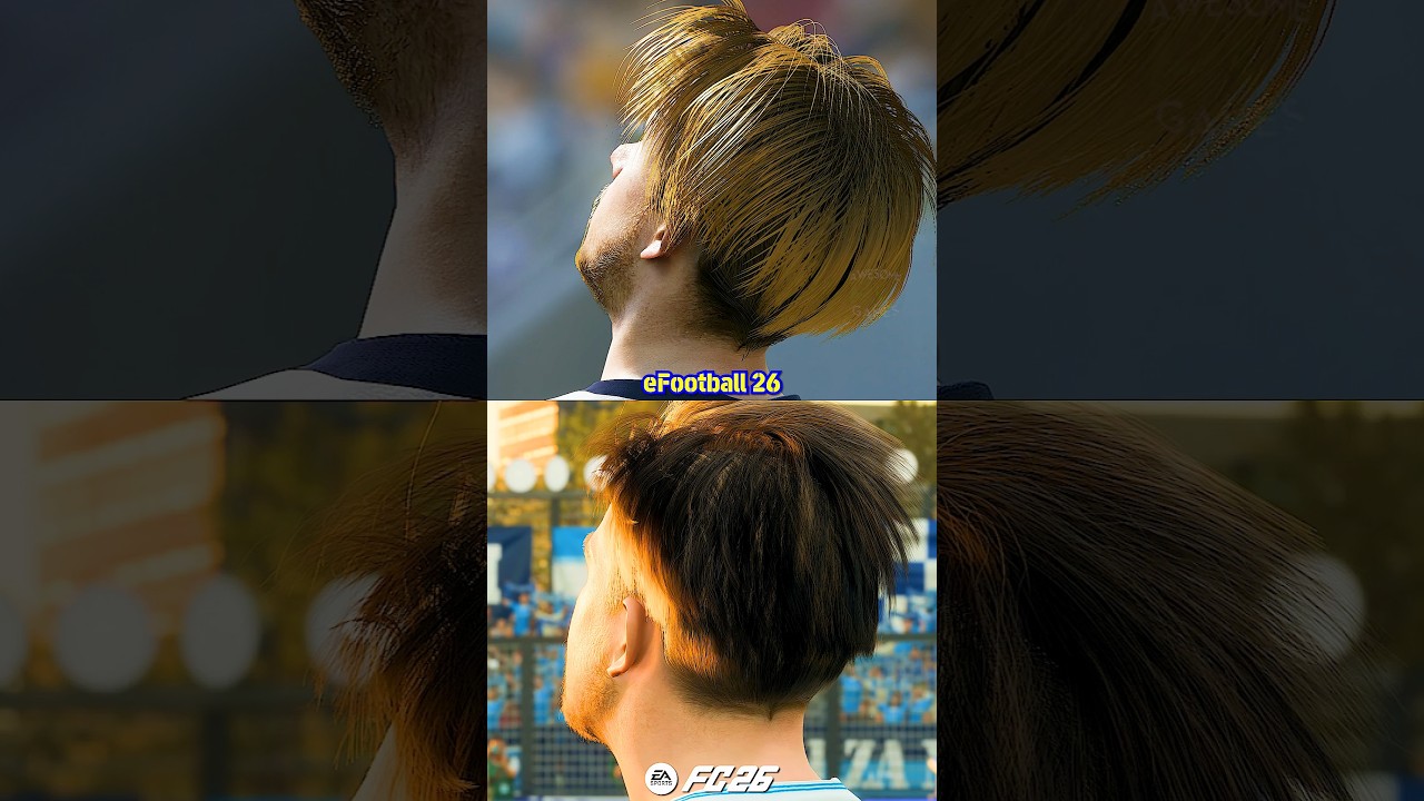 FC 26 vs eFootball 2026: Detailed Comparison of Hair Strand Lighting, Net Poles, and Player Sweat