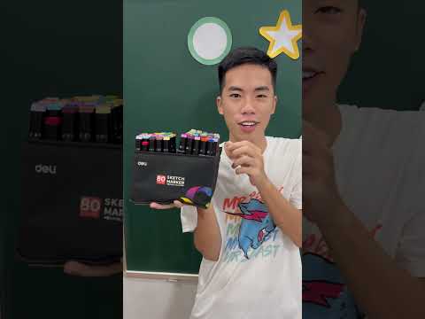 LNF - Hộp bút màu xịn & bút màu dỏm đại chiến || Battle of the crayon boxes 🌈 #shorts