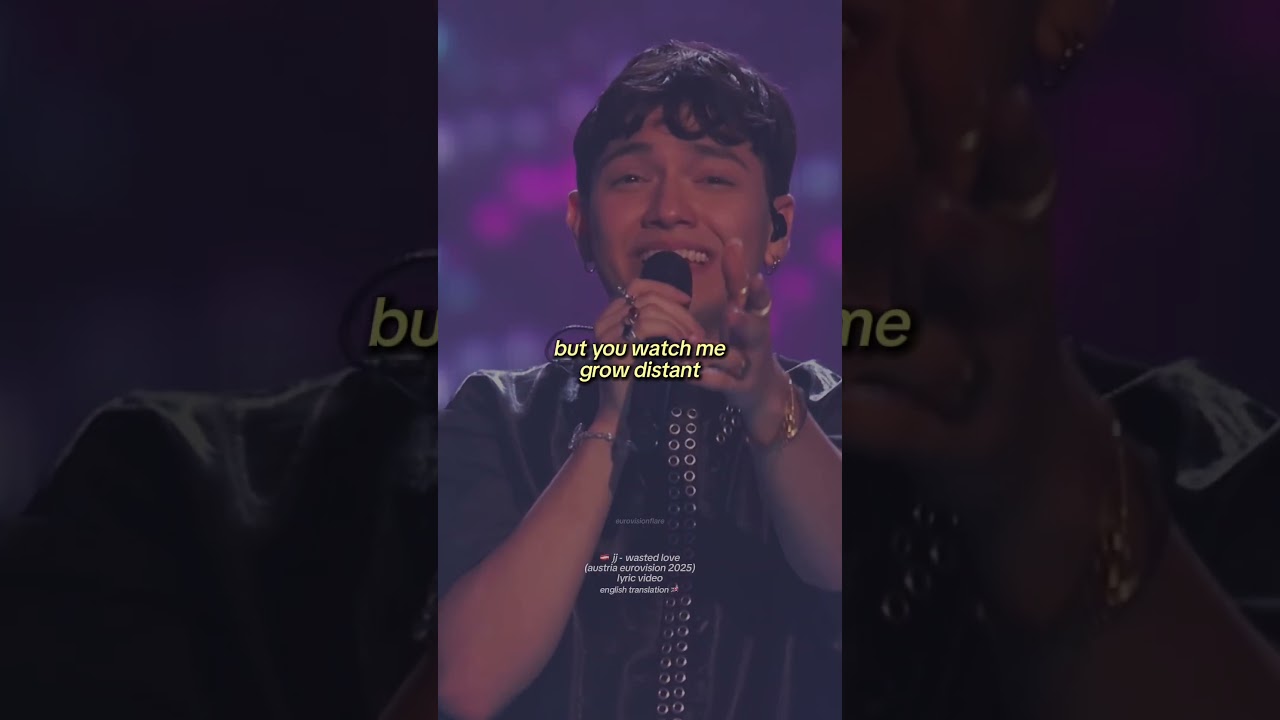 Austria's JJ - Wasted Love (Eurovision 2025) 🎶