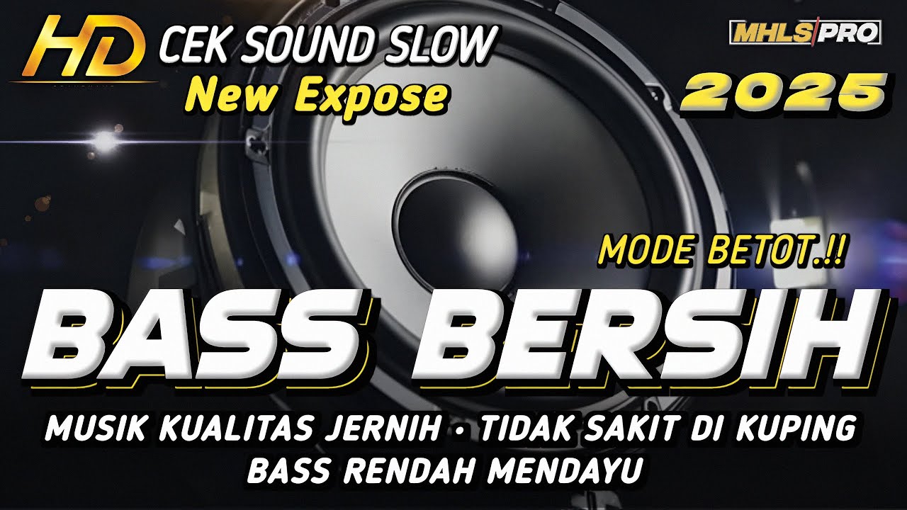 DJ CEK Sound Full Bass 2025 - Remix Melodi & Bass Kental 🔊