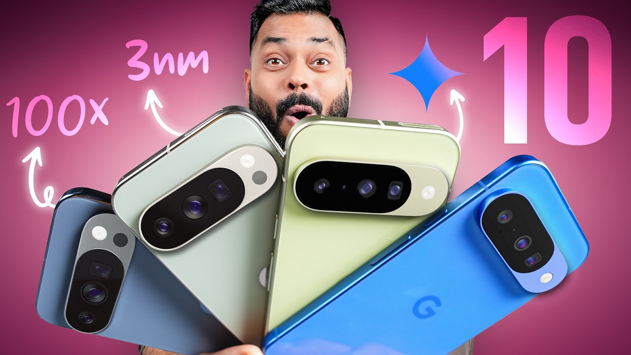 Pixel 10 & Pixel 10 Pro Unboxing: 5200mAh, AI & 100x Zoom ⚡