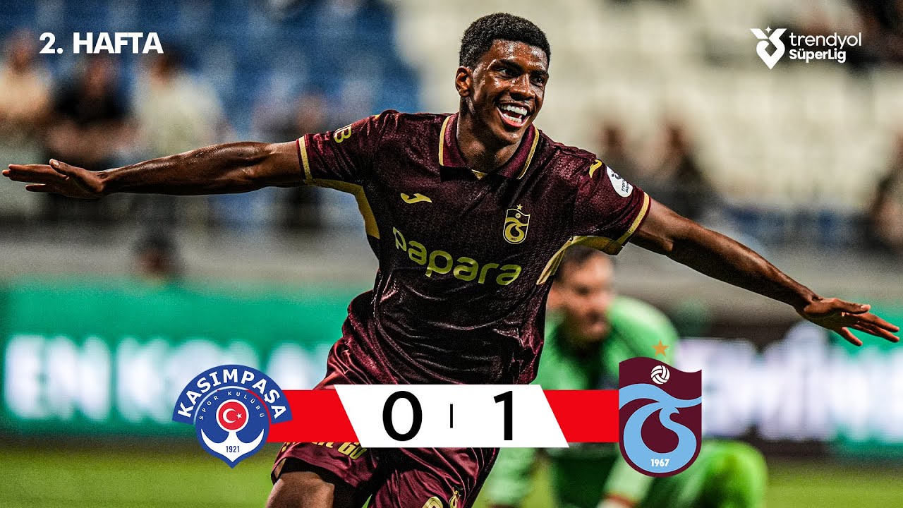 Trabzonspor's Narrow 1-0 Victory Over Kasımpaşa | Süper Lig Highlights 2025/26 ⚽