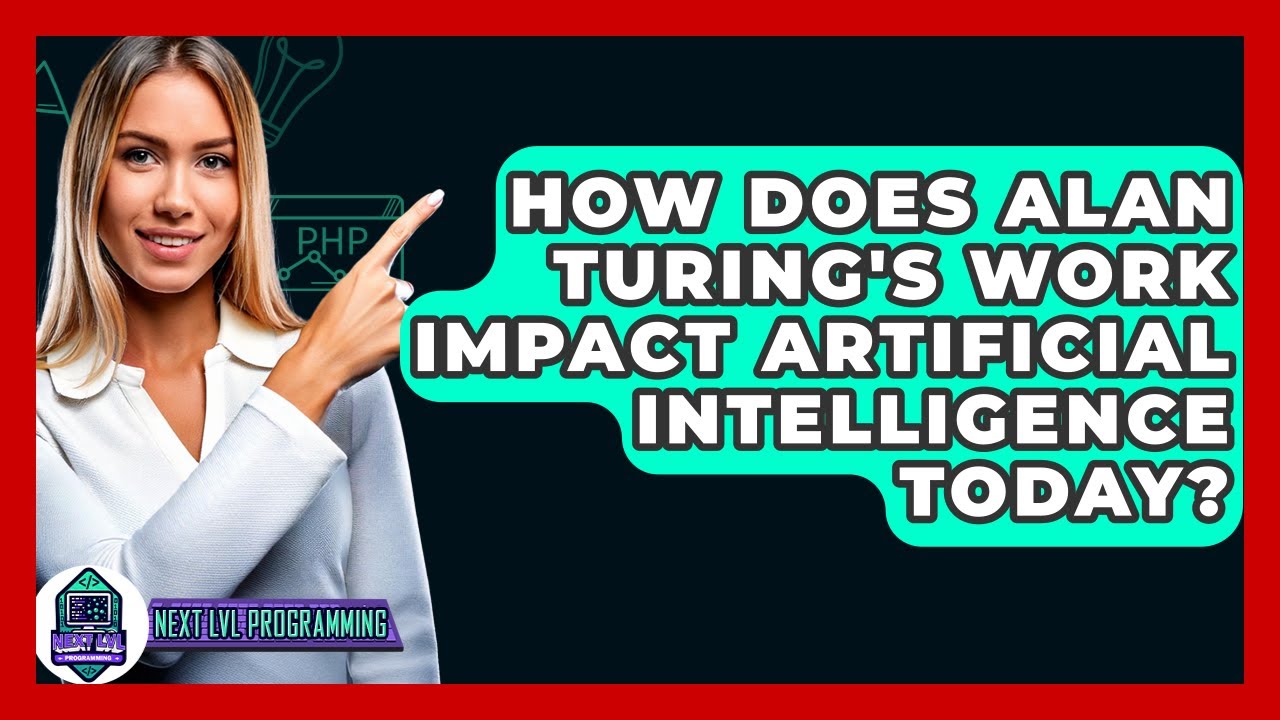 Alan Turing's Legacy: How His Work Shapes Modern Artificial Intelligence 🤖