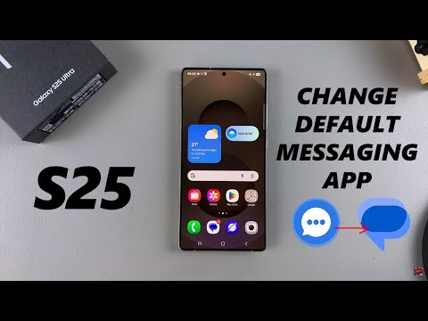 How To Change Default Messaging App On Samsung Galaxy S25 / S25 Ultra