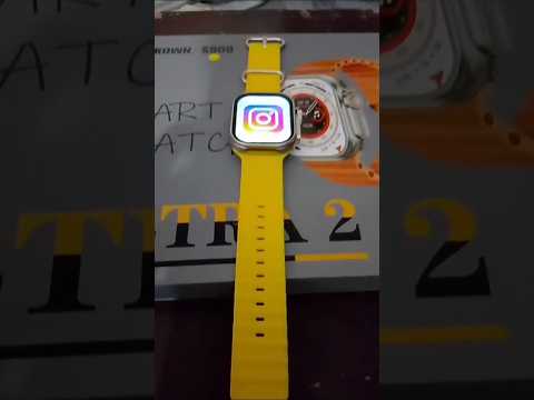 open instagram in S900 ultra 2 smart watch🤗 #smartwatch #views #smarwatch #androidwatch #techwatch