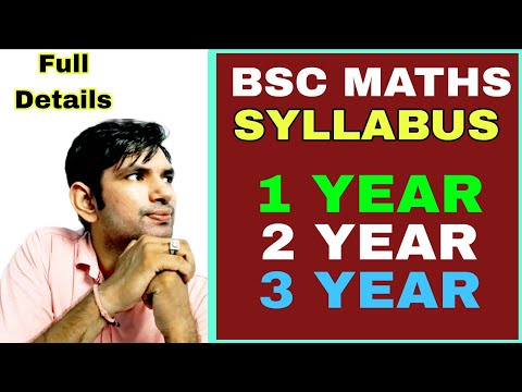 Syllabus Bsc Maths According to New Education Policy | Bsc maths syllabus 1, 2, 3 years | Manoj sir