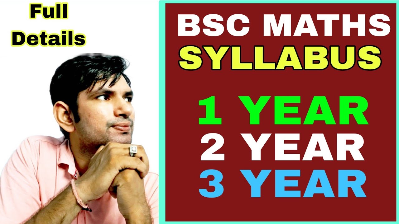 Updated BSc Maths Syllabus 2024 Based on New Education Policy π | 1st, 2nd & 3rd Year Details by Manoj Sir