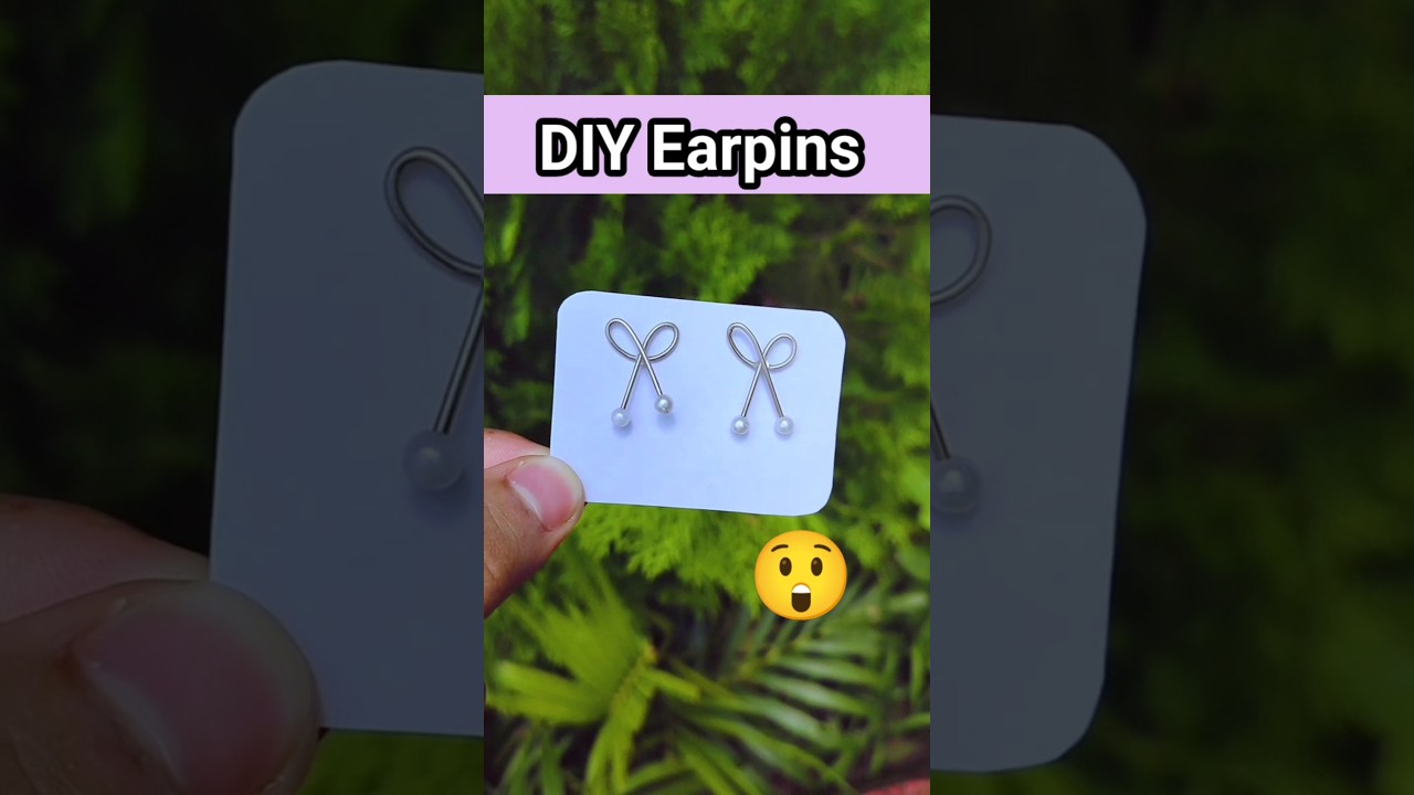 DIY Homemade Earrings & Earpins Guide✨