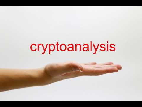 How to Pronounce cryptoanalysis - American English