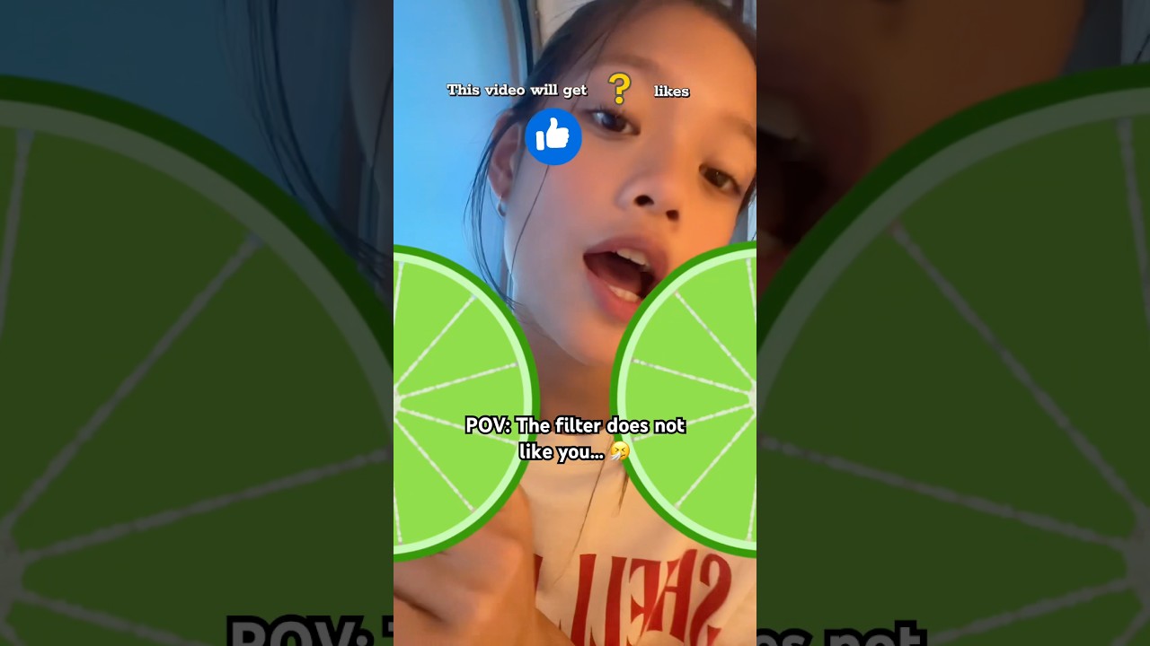 Filter Doesn't Like Me 😭 #shorts