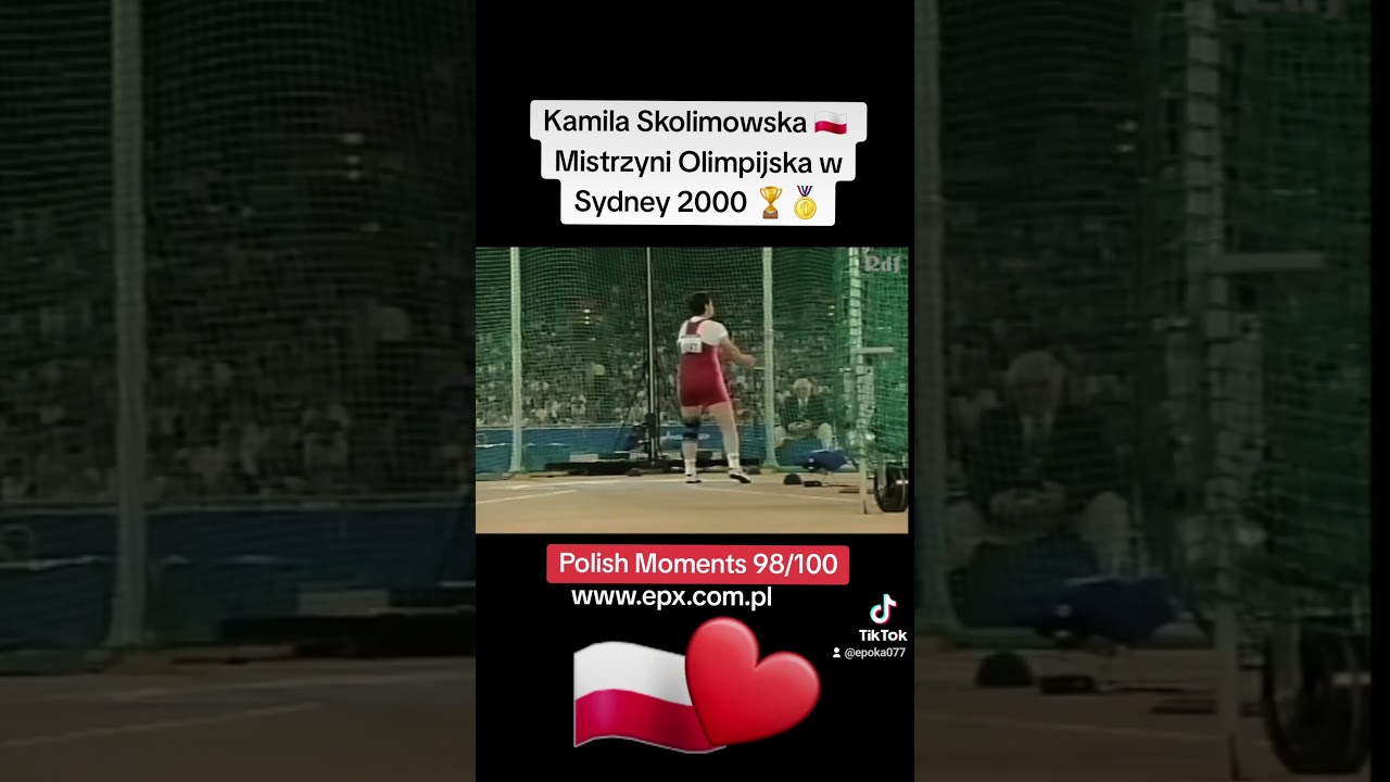Polish Olympic Champion Kamila Skolimowska – Celebrating Her 98/100 Moment from Sydney 2000 🥇