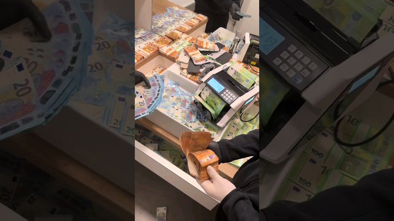 Incredible €1.3 Million Cash Count! 💶 Discover the Wealth