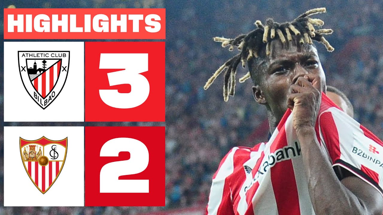 Athletic Club 3-2 Sevilla FC | La Liga Highlights ⚽