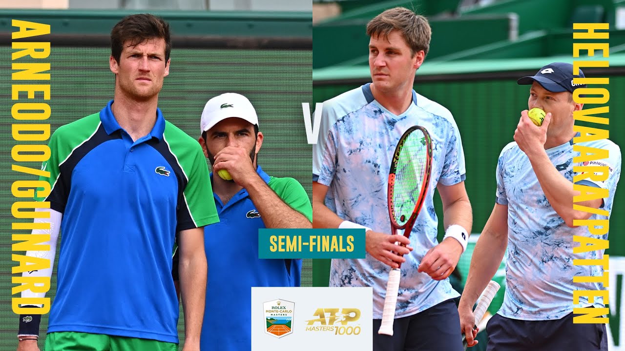 Exciting Doubles Match: Arneodo/Guinard vs Heliovaara/Patten | Rolex Monte-Carlo Masters 2025