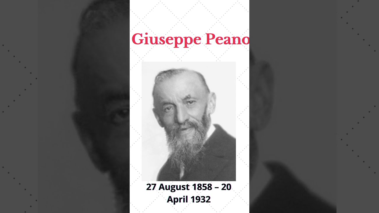 Discover Giuseppe Peano and His Groundbreaking Peano Axioms 📚
