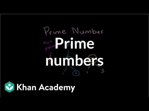Prime numbers | Factors and multiples | Pre-Algebra | Khan Academy