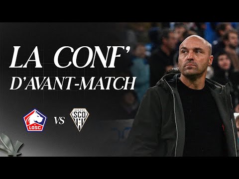 LOSC / Angers SCO - Conférence de presse d'avant-match