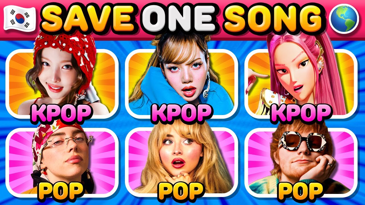 KPOP vs POP: 3 Songs Each – Save or Drop? 🎶