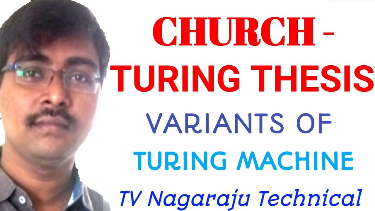 Church-Turing Thesis & Variants of Turing Machines π€