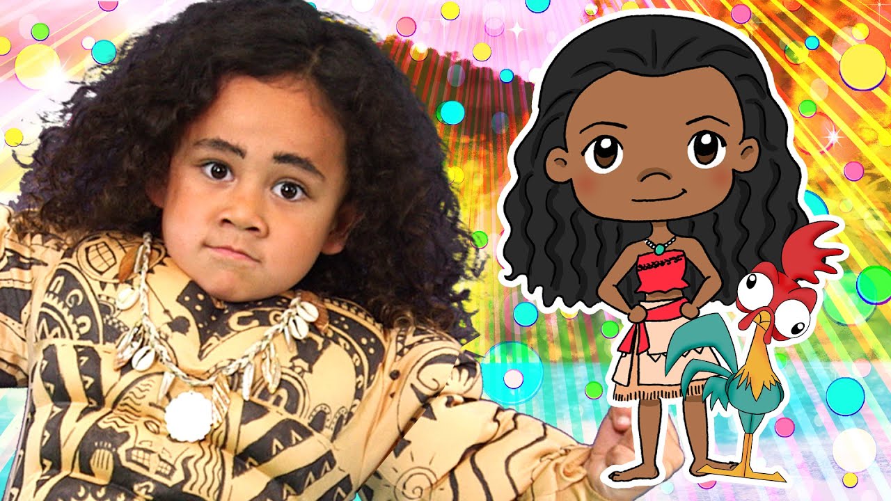 Moana Finger Family Song 🎶 | SillyPop