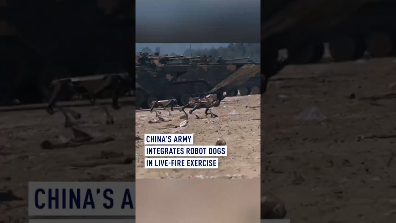 China Tests Robot Dogs in Military Live-Fire Drill 🐶