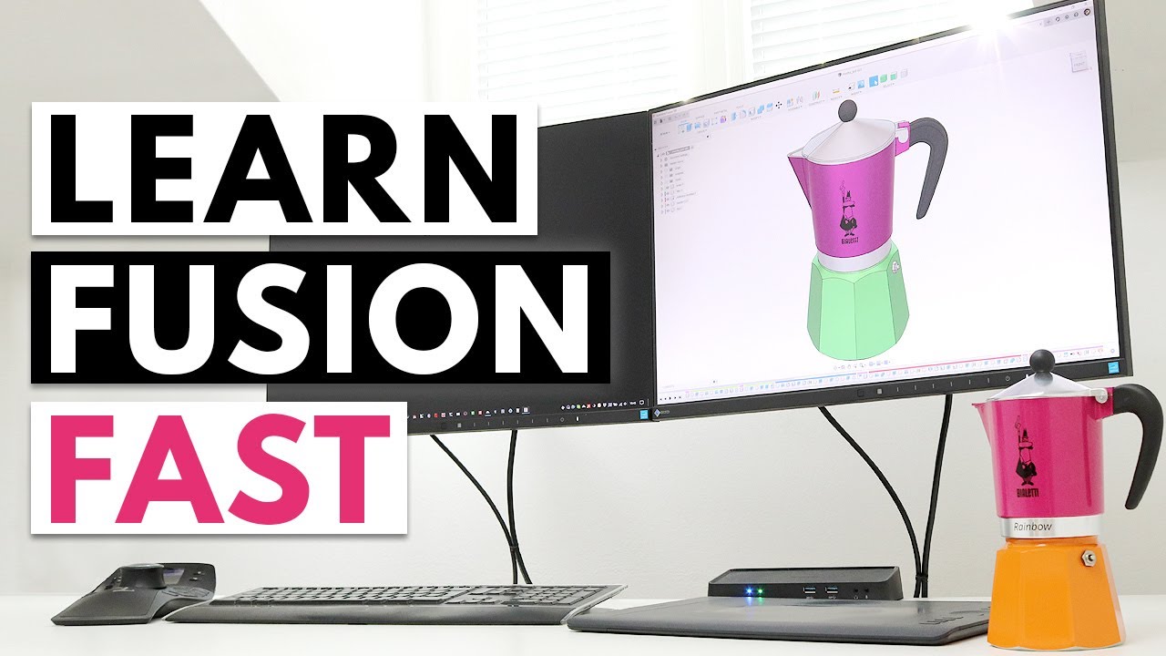 Learn Fusion 360 Fast: Beginner Tutorial ☕