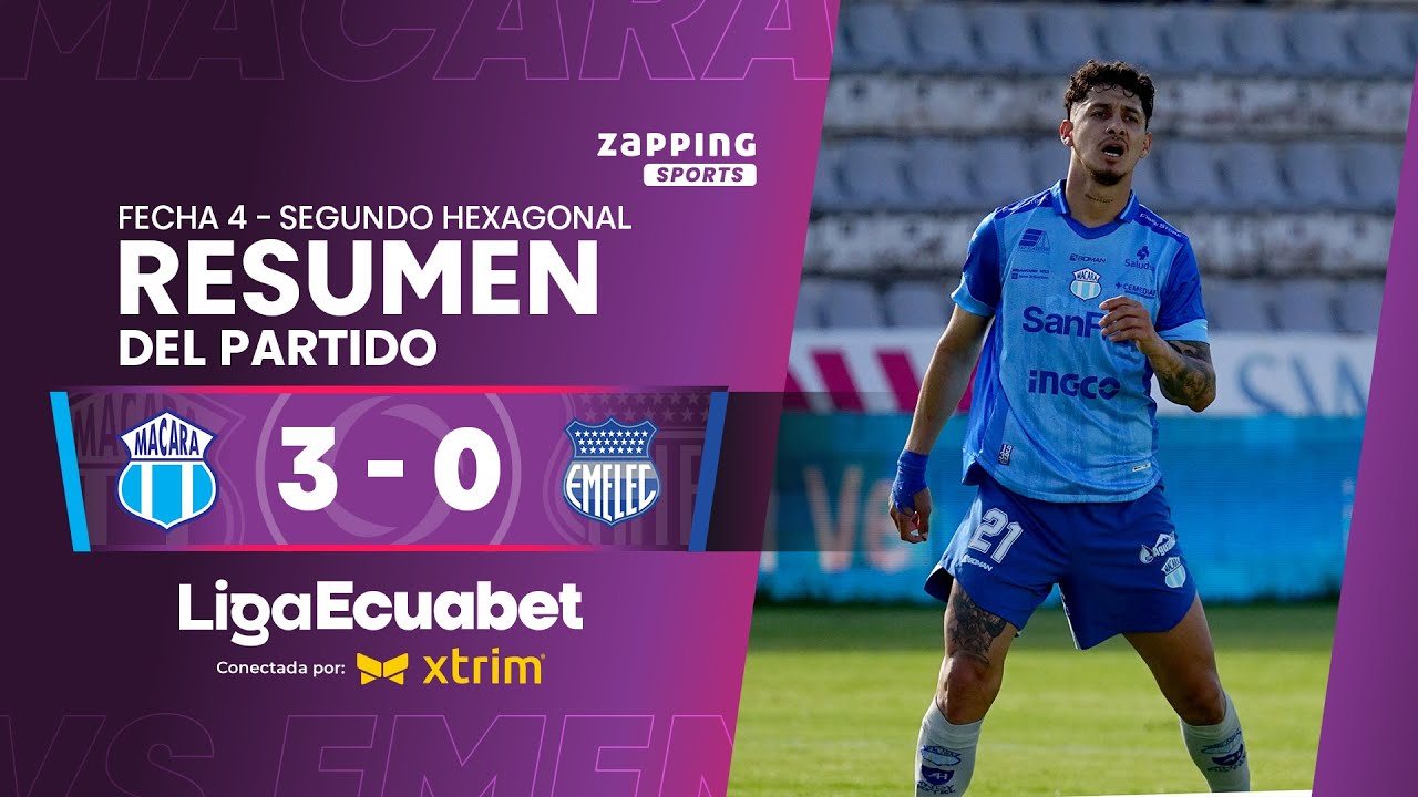 Macará Domina con 3-0 Sobre CS Emelec en Fecha 4 del Segundo Hexagonal ⚽