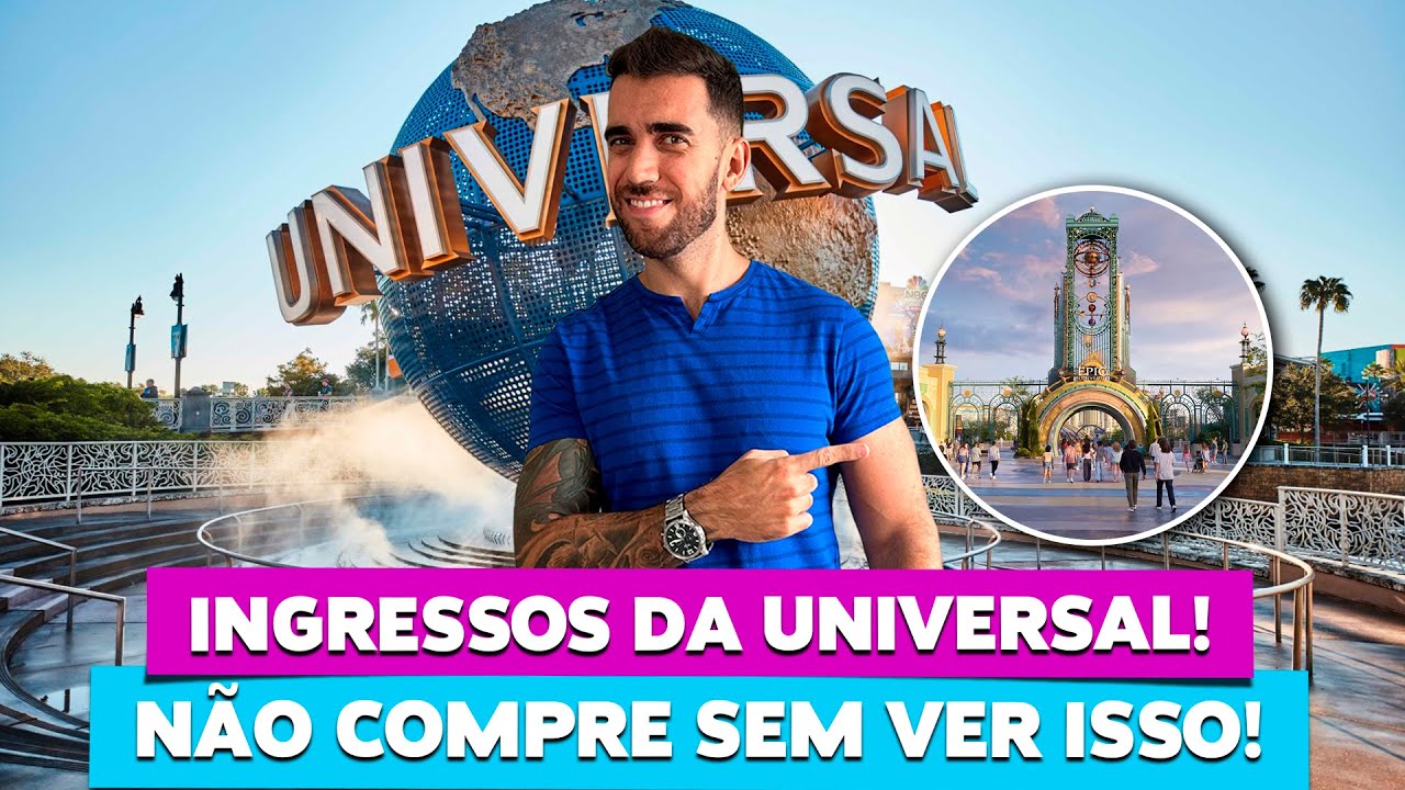 Ingressos da Universal Orlando e Epic! Mais parques e mais barato! Dicas importantes!
