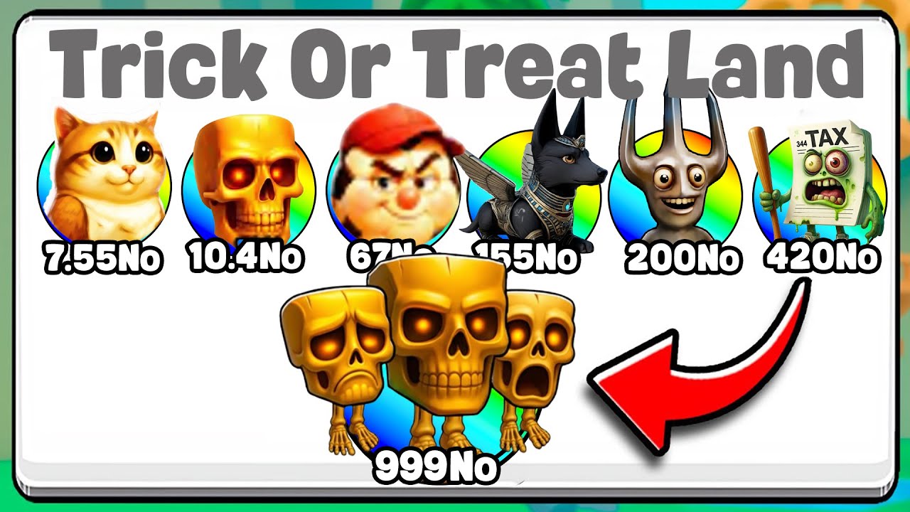 🎃 Exciting Trick or Treat Update in Brainrot Evolution Roblox!